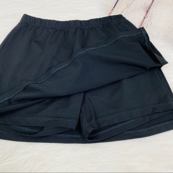 DTL Black Athletic Active Skirt Skorts Sz S - Picture 3 of 6